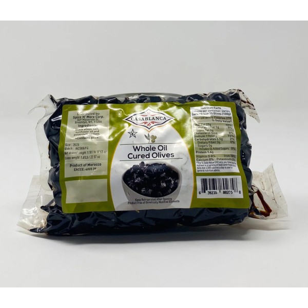 Black Cured Olives Casabalnca