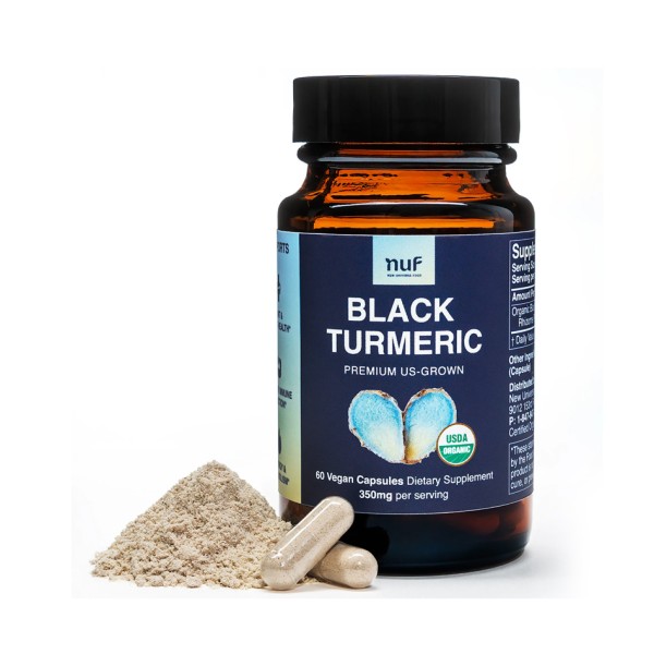 NUF Organic Black Turmeric 60c