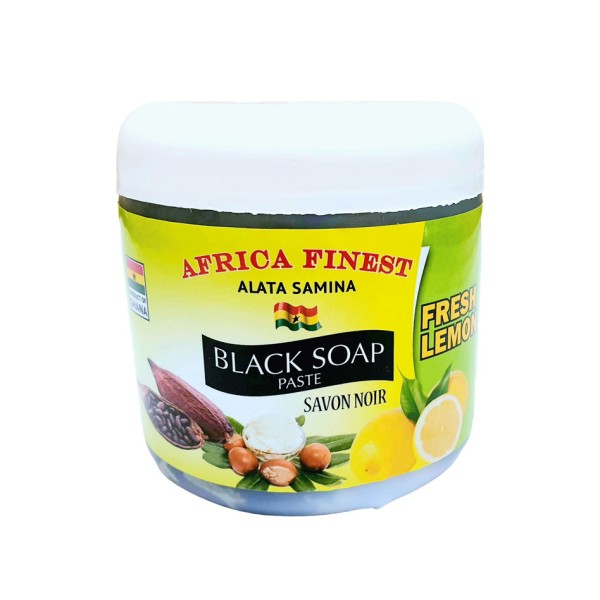 Black Soap Mrc Lemon 250gr