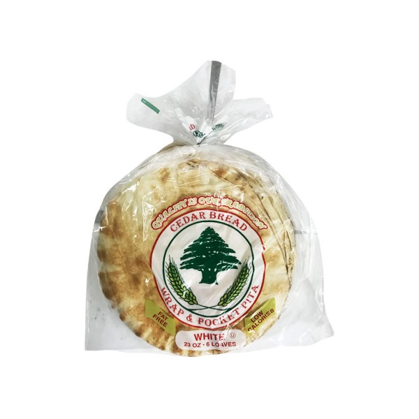 Cedar White Pita Bread Medium 400g