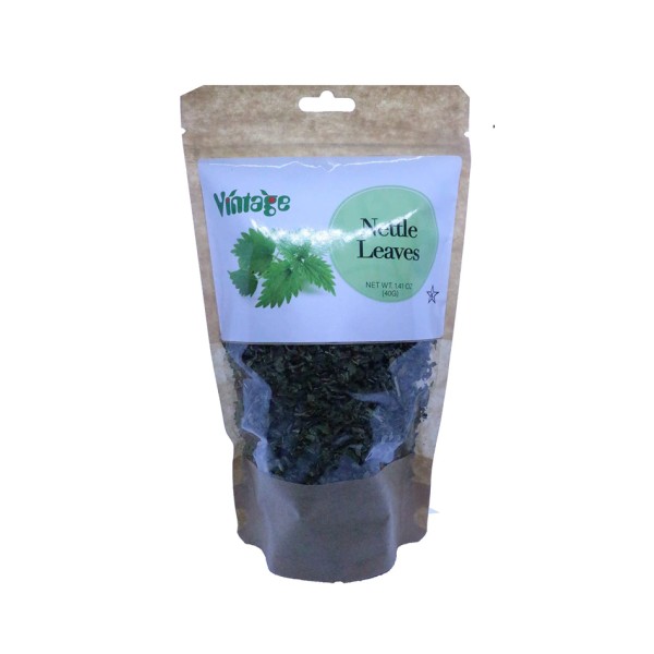 Nettle Leaves Vintage Pouch