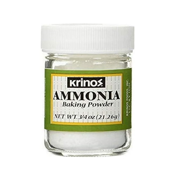 Ammonia Baking Powder Krinos 3/4oz